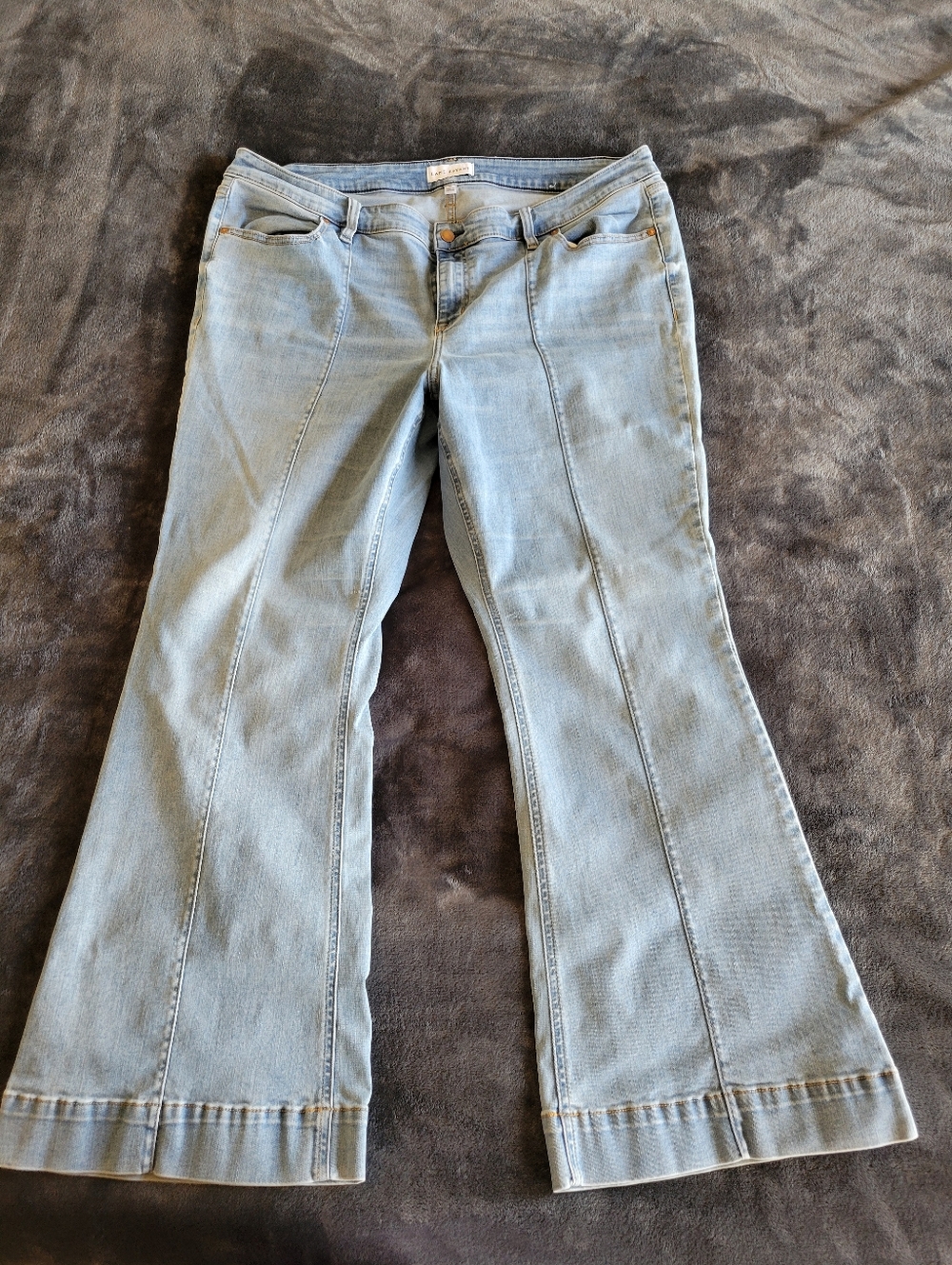 Lane Bryant Light Wash Bell Bottom Jeans